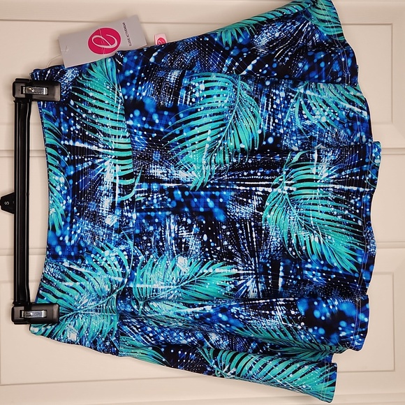 Eleide Activewear Dresses & Skirts - Eleide Activewear Palm Leaf Abstract Print Skirt Size XL NWT